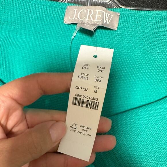 J. Crew Green Mini Dress - Picture 5 of 6